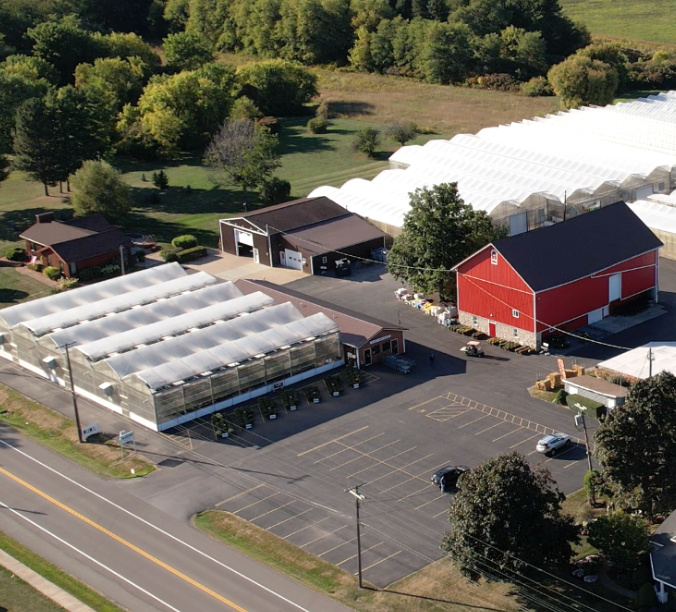 Aerial View of Garden Shop